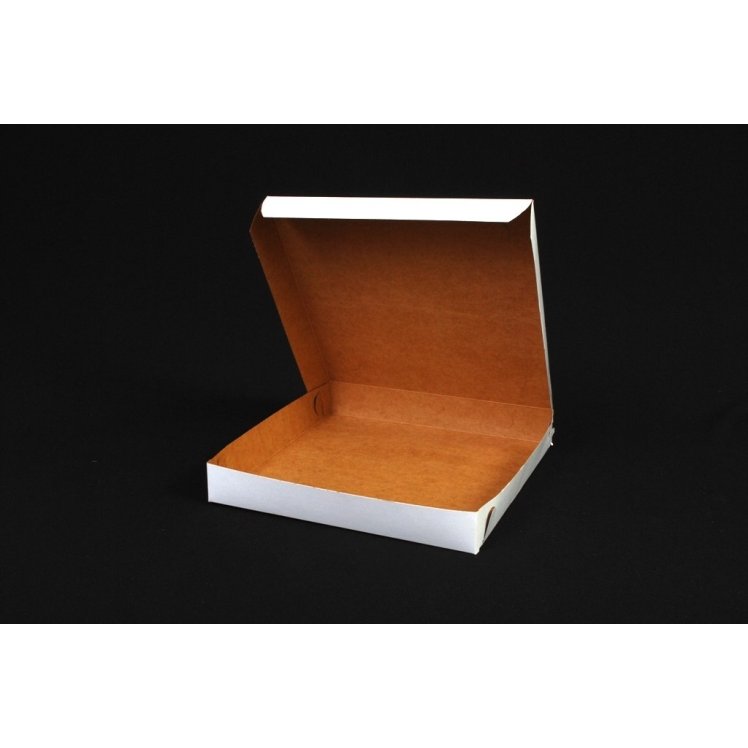 SOUTHERN CHAMPION TRAY PIZZA BOX WHITE L/C 10 X 10 X 1.5 INCH