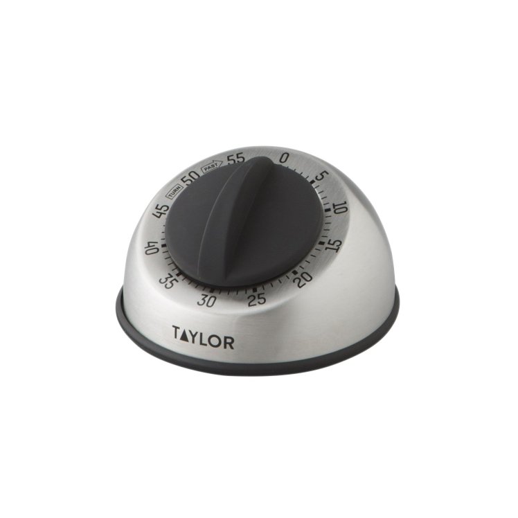 TAYLOR PRECISION 60 MINUTE STAINLESS STEEL EASY GRIP RING TIMER