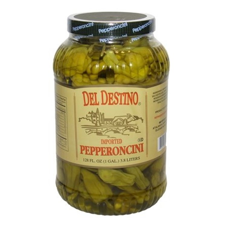 DEL DESTINO SLICED MILD PEPERONCINI PLASTIC