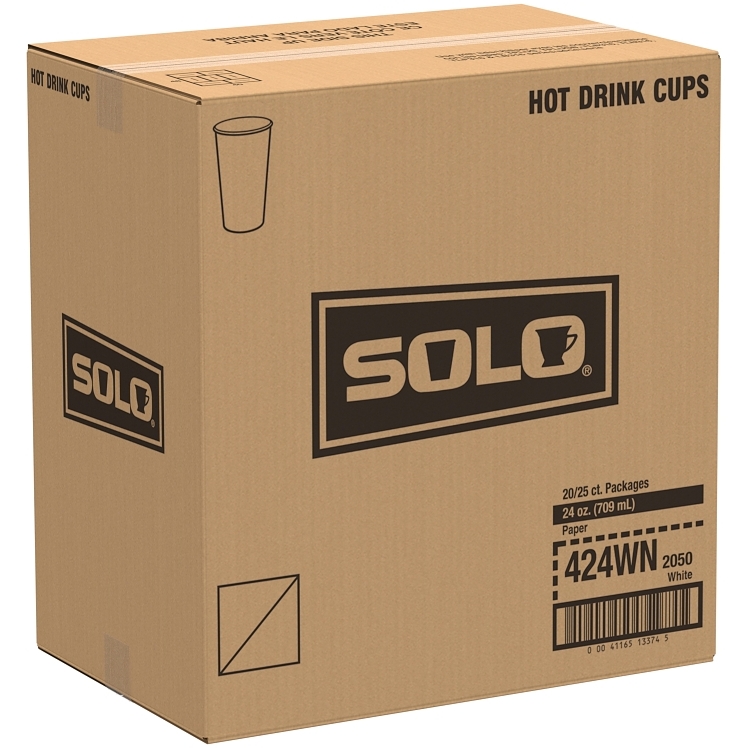 SOLO CUP 24 OZ WHITE HOT PAPER CUP