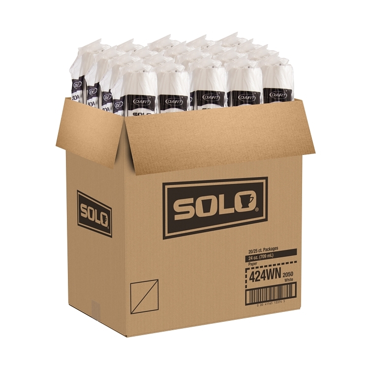 SOLO CUP 24 OZ WHITE HOT PAPER CUP