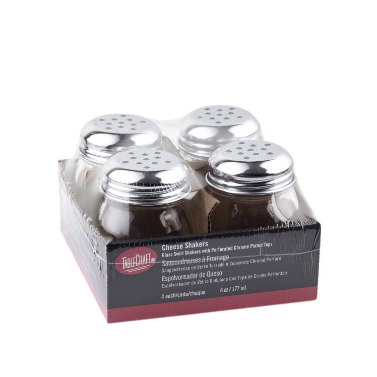 TABLECRAFT SHAKER CHEESE 6 OUNCE GLASS SWIRL WITH