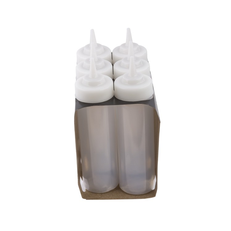 TABLECRAFT DISPENSER, SQUEEZE BOTTLE 12 OUNCE POLYETHYLENE