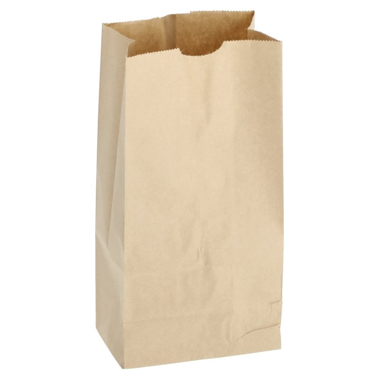 BAG, C-OUT 8 LB PAPR KRAFT BRN