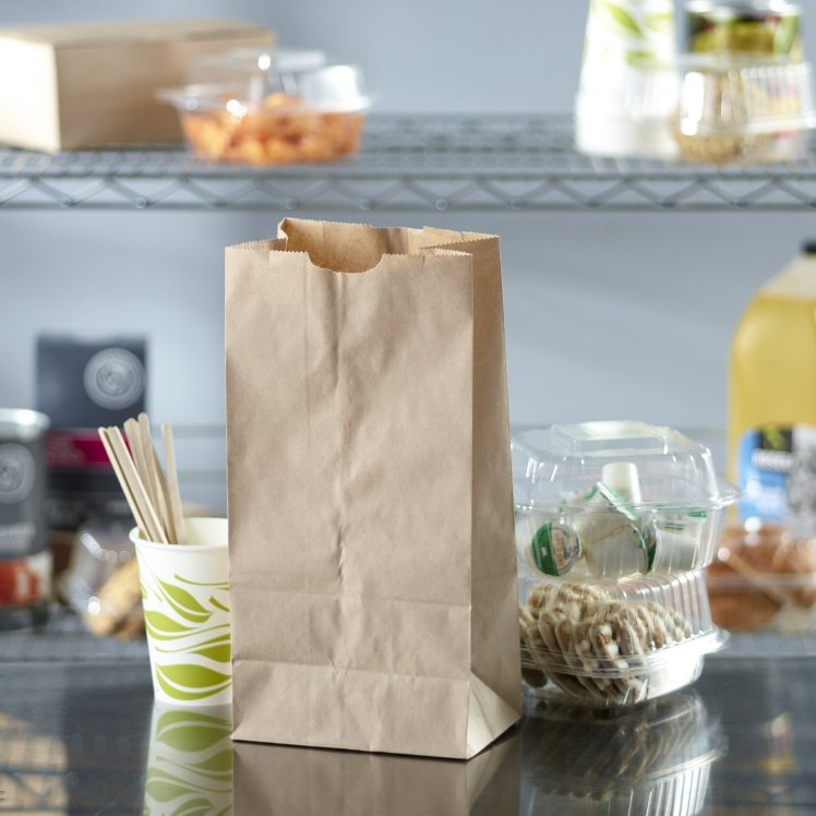 BAG, C-OUT 8 LB PAPR KRAFT BRN