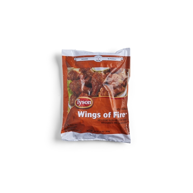 TYSON FULLY COOKED WINGS OF FIRE