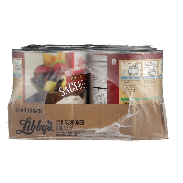 LIBBY'S MEAT & ENTREES GRAVY SAUSAGE SHELF STABLE CAN