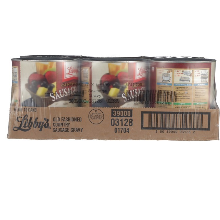 LIBBY'S MEAT & ENTREES GRAVY SAUSAGE SHELF STABLE CAN
