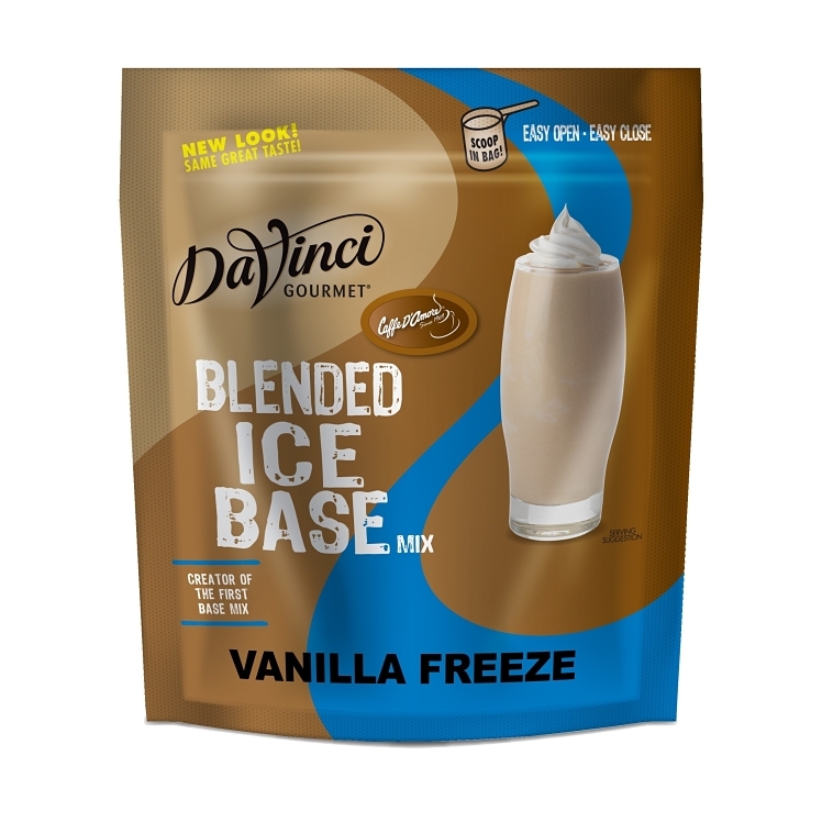 CAFFE D'AMORE DA VINCI GOURMET VANILLA FREEZE BASE MIX