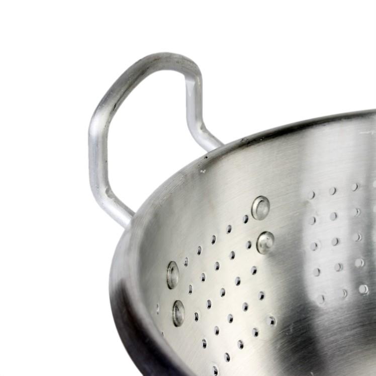 THUNDER GROUP ALUMINUM 16 QUART FOOTED COLANDER