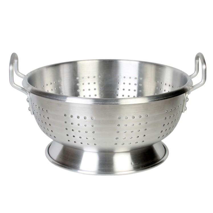 THUNDER GROUP ALUMINUM 16 QUART FOOTED COLANDER
