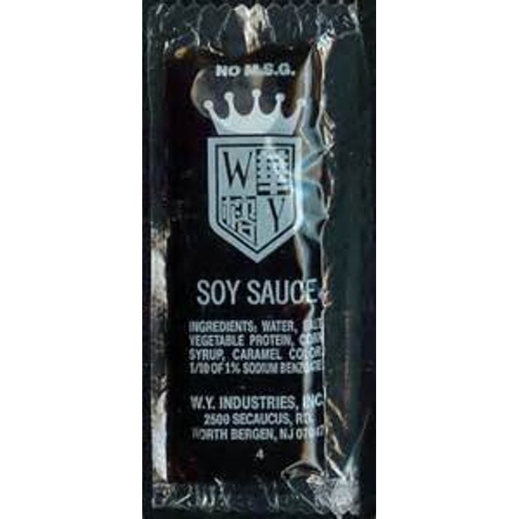WY INDUSTRIES SOY SAUCE POUCH