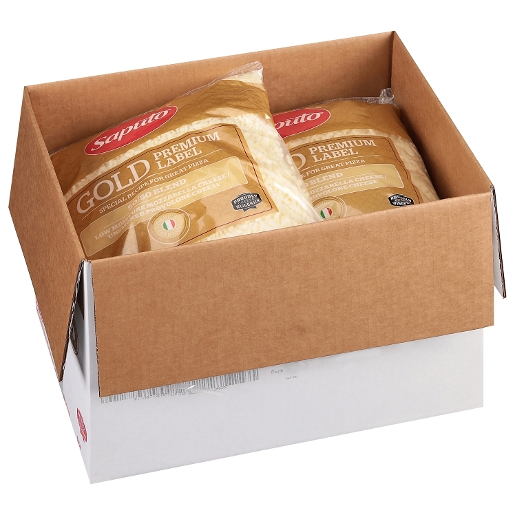 SAPUTO GOLD 50/50 MOZZARELLA/PROVOLONE CHEESE BLEND SHREDDED