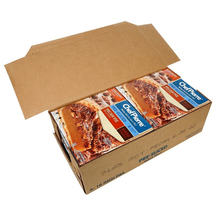 CHEF PIERRE SOUTHERN PECAN PIE 10 8 SLICED BAKED FROZEN