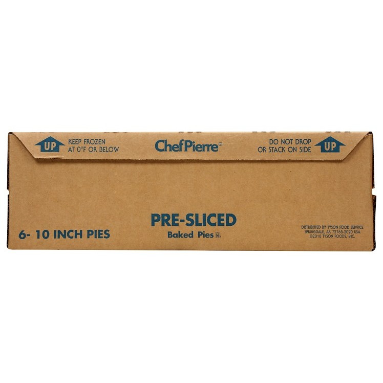 CHEF PIERRE SOUTHERN PECAN PIE 10 8 SLICED BAKED FROZEN