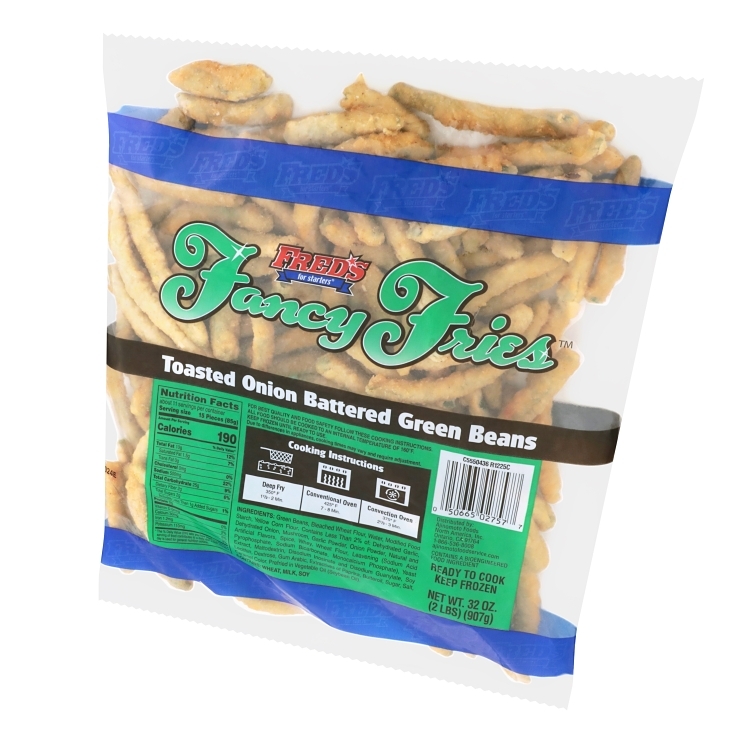 FREDS TOASTED ONION BATTERED GREEN BEANS