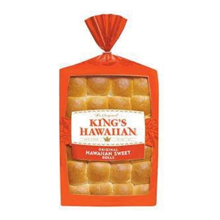 KINGS HAWAIIAN BAKERY SWEET ROLLS 24 COUNT