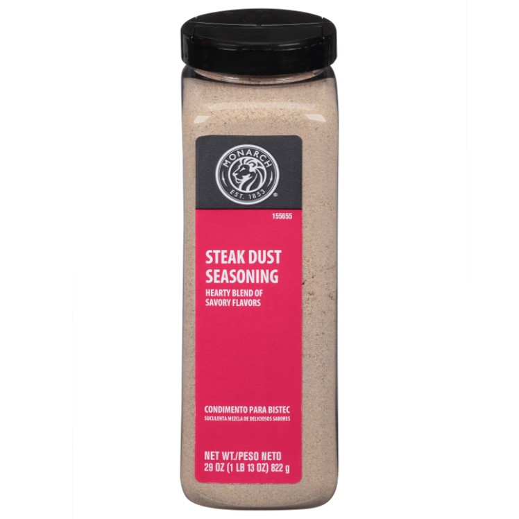 MONARCH SEASONING, STEAK DUST SHELF STABLE