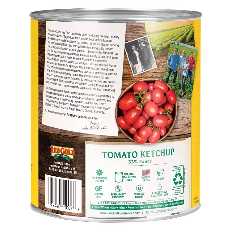 RED GOLD KETCHUP CAN