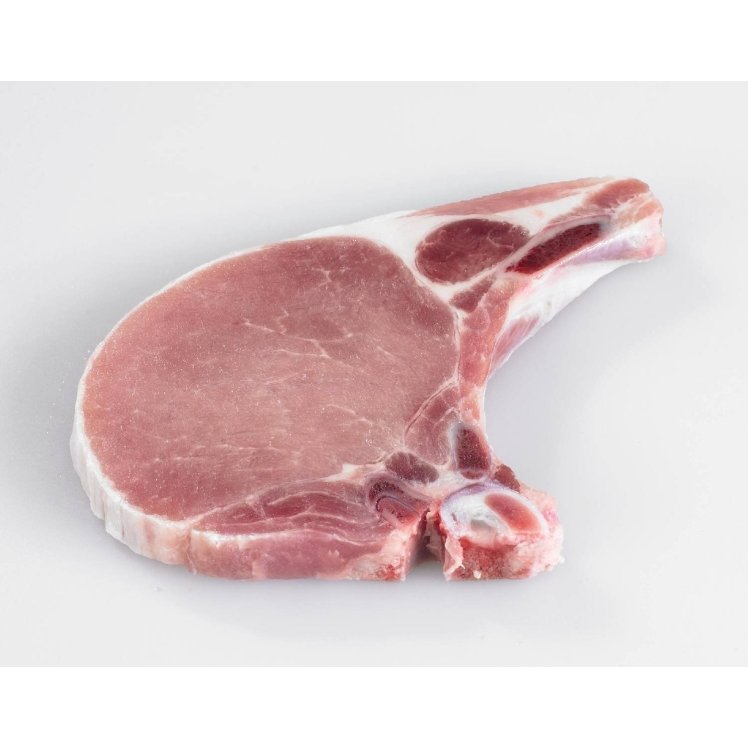 CHICAGO BUFFET PORK CHOP LOIN BONE-IN CENTER CUT MARINATED