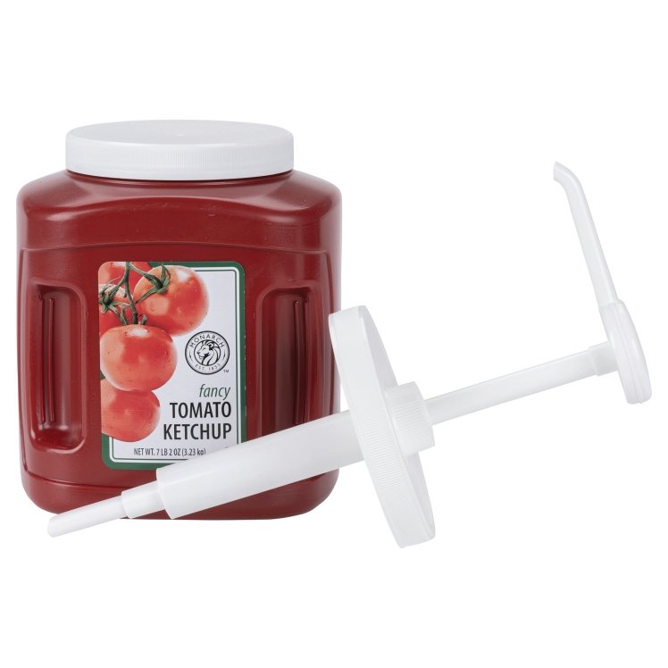 MONARCH FANCY TOMATO KETCHUP 33% SHELF STABLE PLASTIC JUG WITH PUMP
