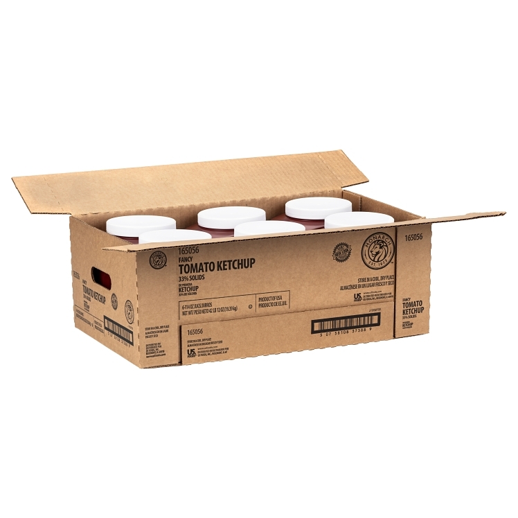 MONARCH FANCY TOMATO KETCHUP 33% SHELF STABLE PLASTIC JUG WITH PUMP