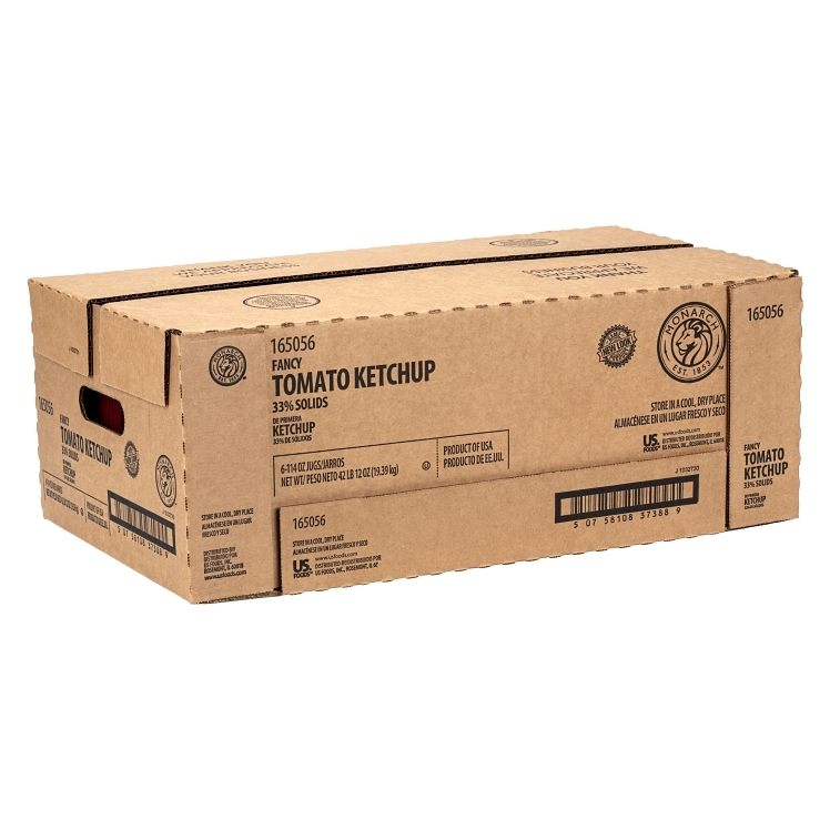 MONARCH FANCY TOMATO KETCHUP 33% SHELF STABLE PLASTIC JUG WITH PUMP