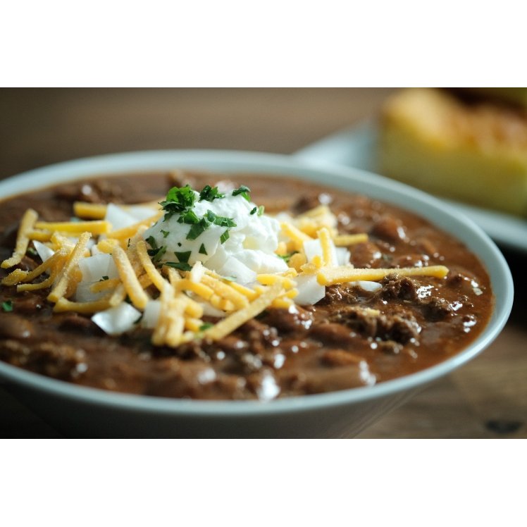 HOME TASTE CHILI, CON CARNE WITH BEANS SHELF