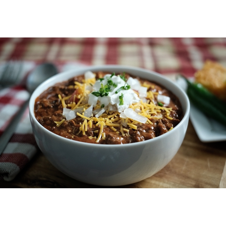 HOME TASTE CHILI, CON CARNE NO BEAN SHELF