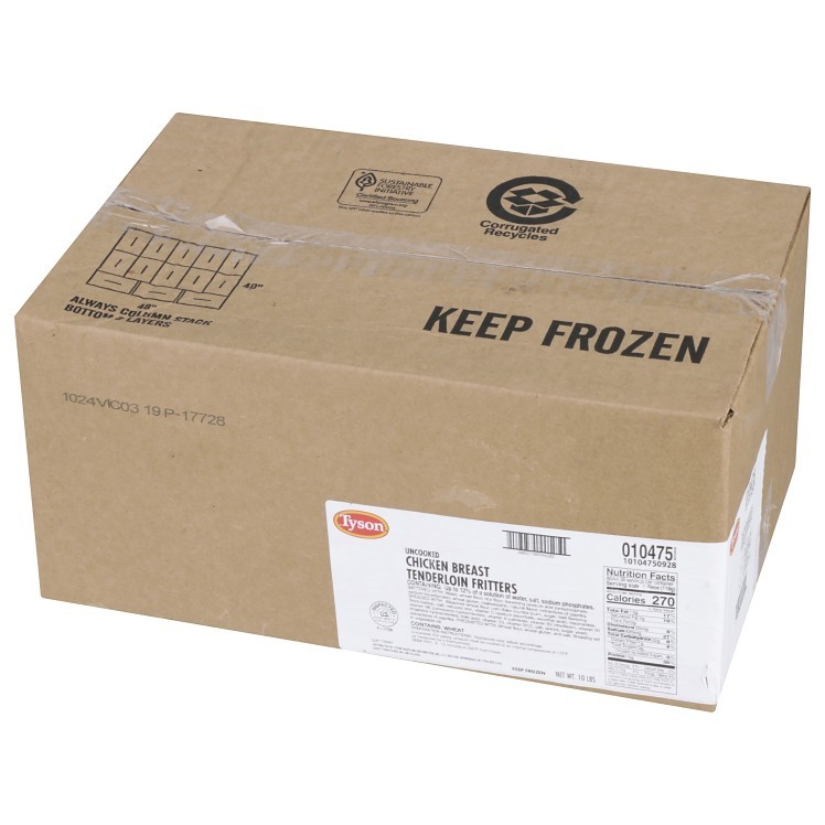 TYSON BREADED CHICKEN TENDERLOIN JUMBO RAW