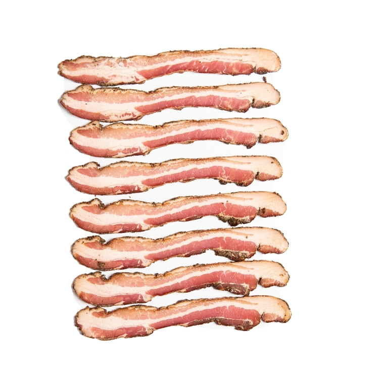 Cloverdale Peppered Sliced Bacon 12-16 CT