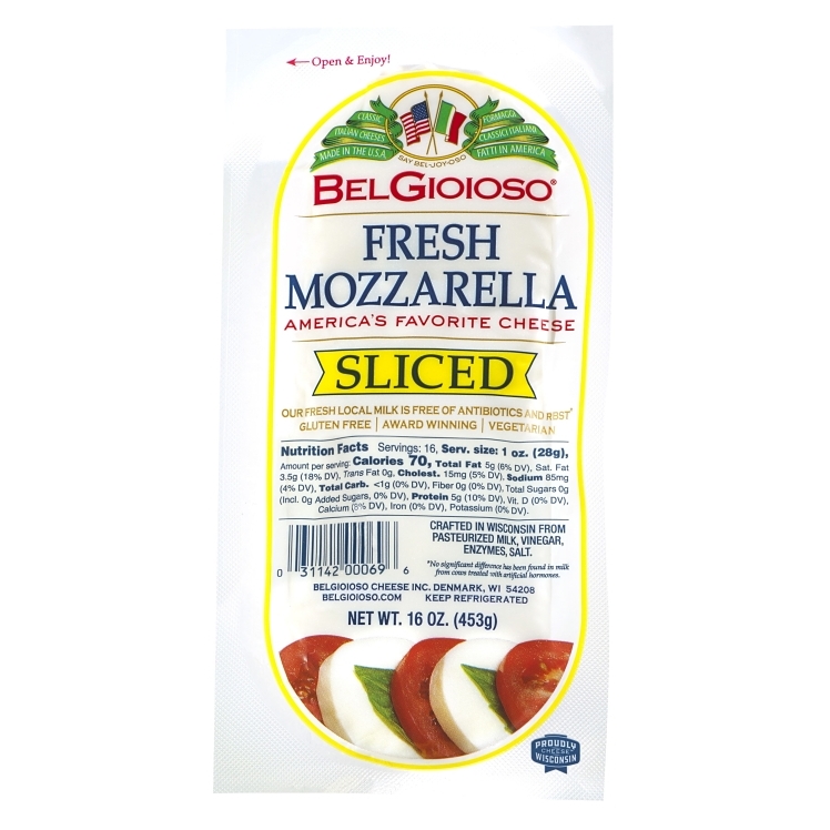 BELGIOIOSO SLICED MOZZARELLA