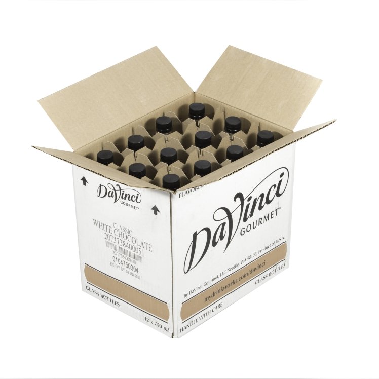 DA VINCI SUGAR FREE WHITE CHOCOLATE SYRUP