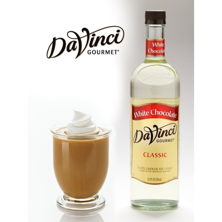 DA VINCI SUGAR FREE WHITE CHOCOLATE SYRUP
