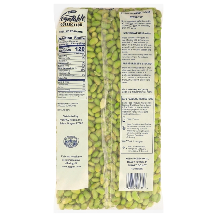 FLAV-R-PAC SHELLED EDAMAME SOYBEANS