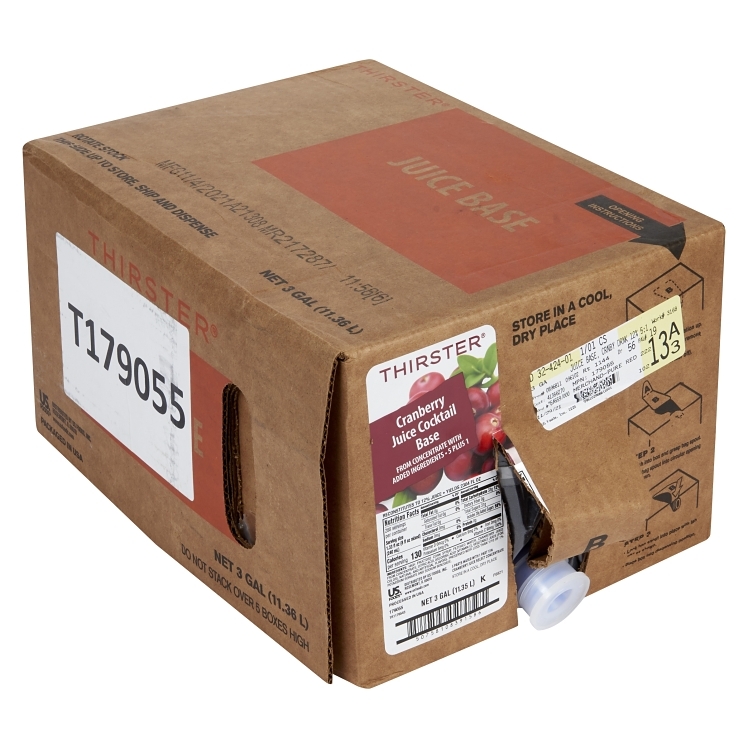 THIRSTER JUICE BASE CRANBERRY DRINK 12% 5:1