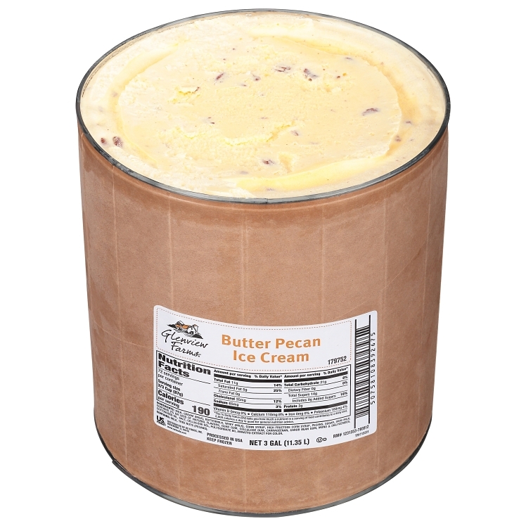 GLENVIEW FARMS ICE CREAM BUTTER PECAN