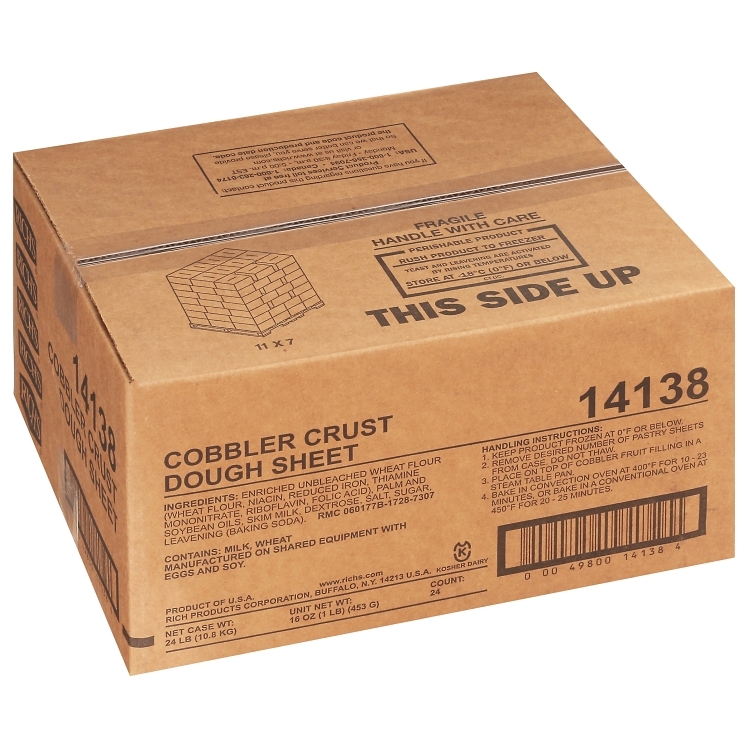 RICH'S BULK FROZEN SHEETED DOUGH
