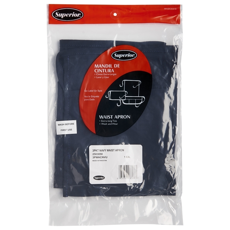 SUPERIOR APRON, WAIST 65/35 COTTON POLYESTER