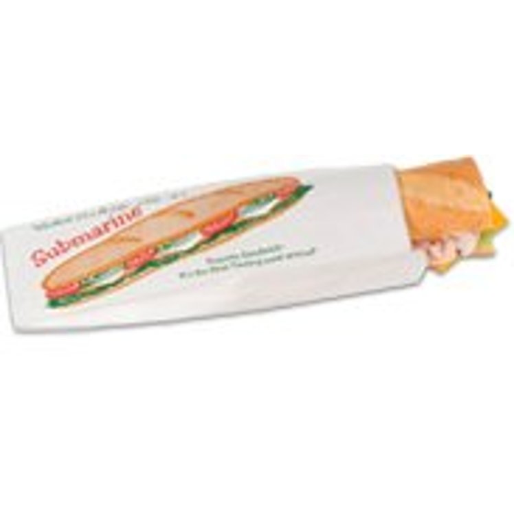 PAPERCON 4.5 X 2 X 14 WHITE PAPER SANDWICH BAG