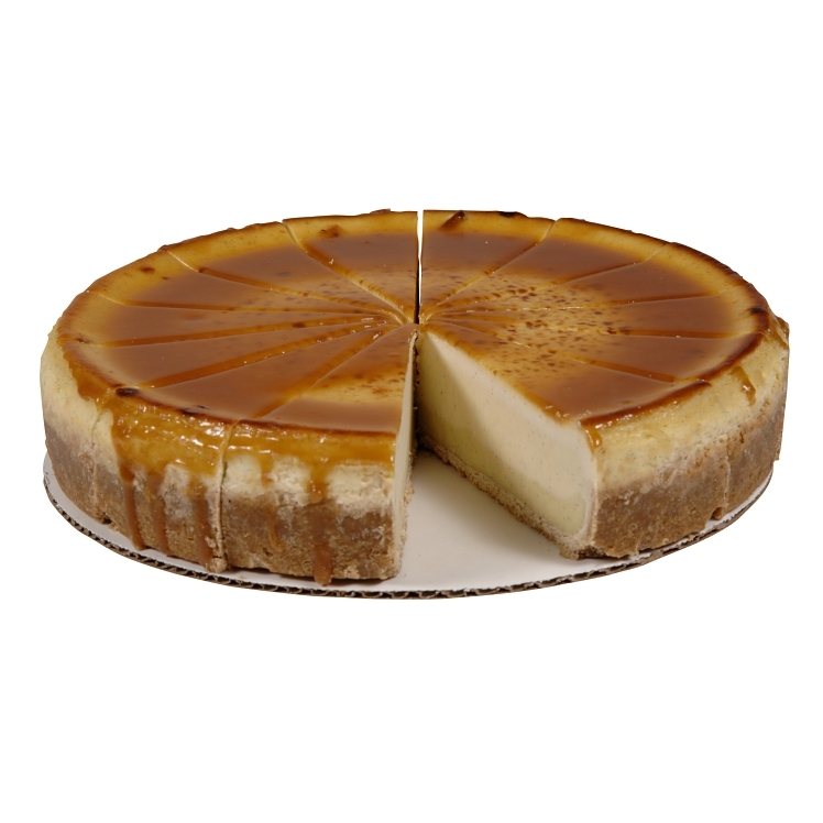 SWEET STREET CREME BRULEE CHEESECAKE  14 SLICES