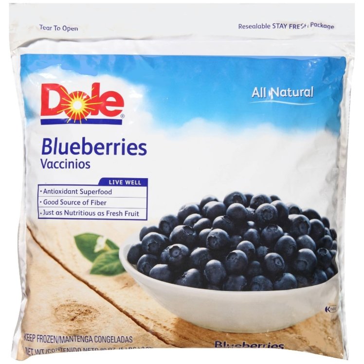 DOLE PACKAGED BLUEBERRY WHOLE IQF