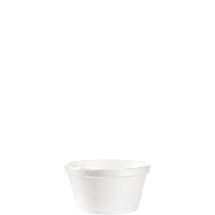 DART SQUAT FOAM FOOD CONTAINER 8 OZ