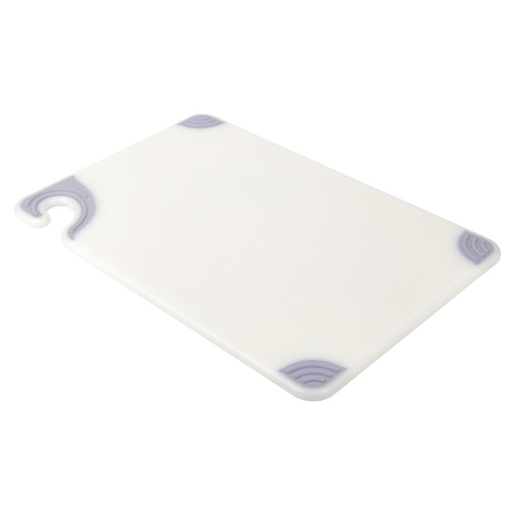 SAN JAMAR BOARD CUTTING BOARD 12 X 18.5 X 0.5 PLASTIC WHITE