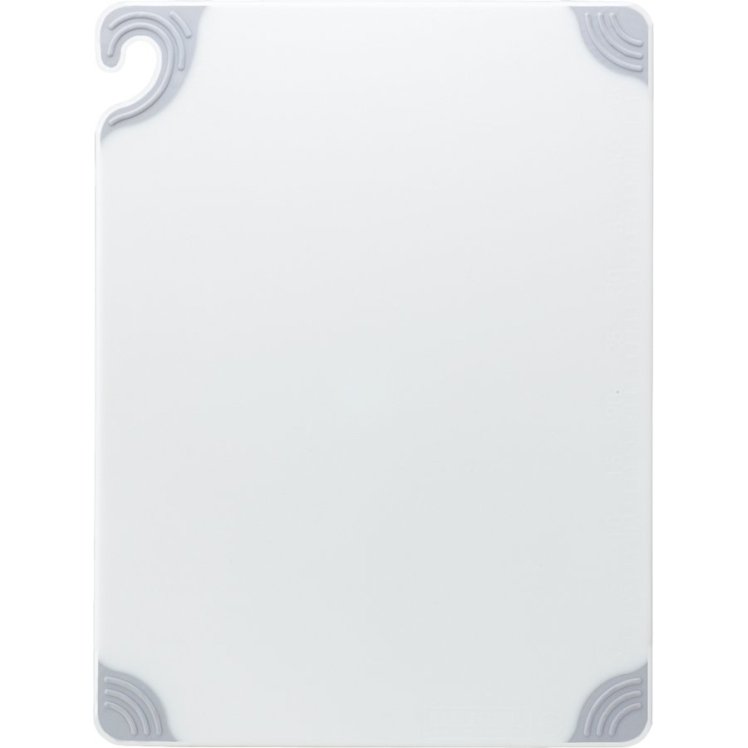 SAN JAMAR BOARD CUTTING BOARD 12 X 18.5 X 0.5 PLASTIC WHITE
