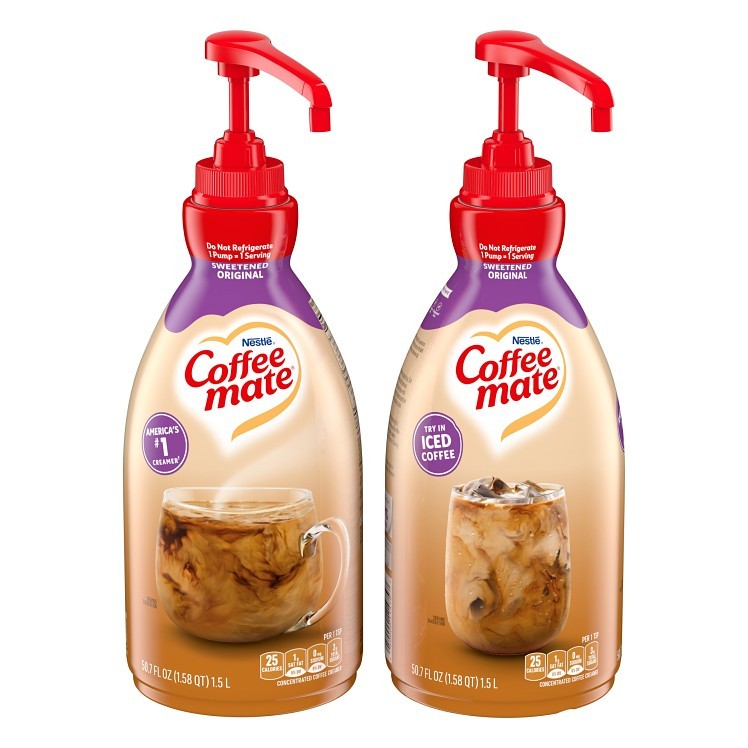 COFFE-MATE LIQUID SWEETENED ORIGINAL CREAMER SHELF STABLE WITH PUMP