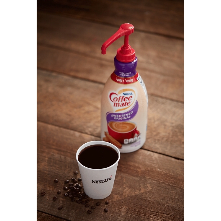 COFFE-MATE LIQUID SWEETENED ORIGINAL CREAMER SHELF STABLE WITH PUMP