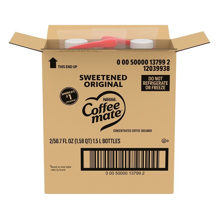 COFFE-MATE LIQUID SWEETENED ORIGINAL CREAMER SHELF STABLE WITH PUMP