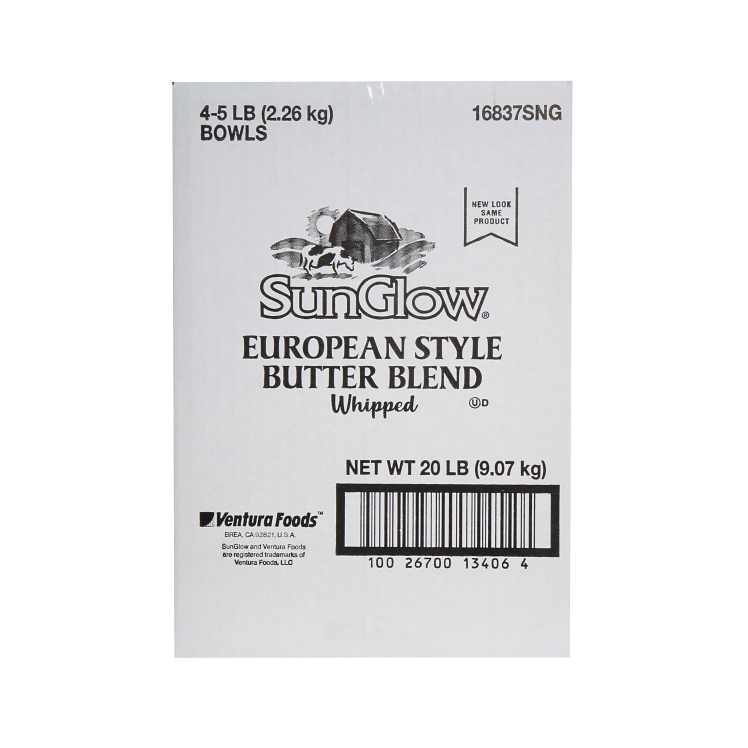 SUNGLOW EUROPEAN STYLE BUTTER BLEND WHIPPED