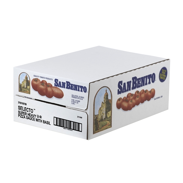 SAN BENITO SUPER HEAVY PIZZA SAUCE WITH BASIL